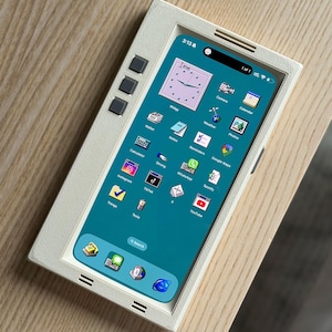 Étui rétro pour iPhone, compatible avec les iPhone 13, 14, 15, 16, Terminal One