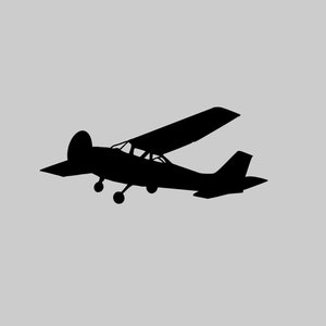 Aviation Sticker Cessna 172 Side View Vinyl Vehicle/Laptop Decal | Many Color & Size Options