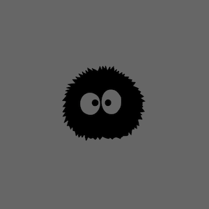 Unofficial Spirited Away Soot Sprite Decal Vehicle/ Laptop Sticker! Weather Resistant! Choose Your Size & Color!