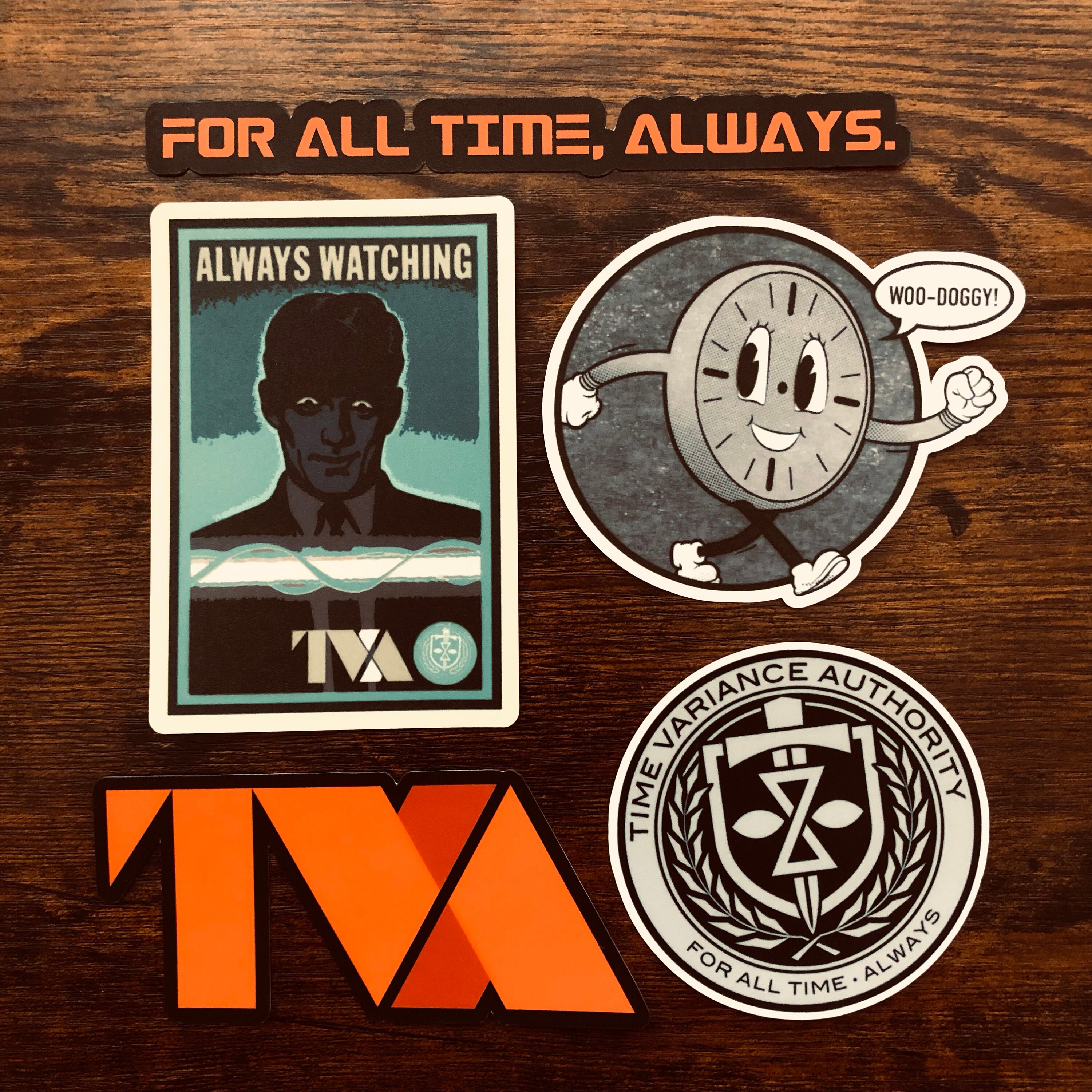 Loki Time Variance Authority TVA Time Keepers Laptop/ Vehicle Decal S…