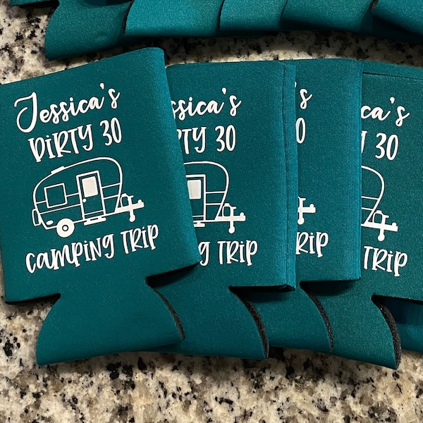 Personalized Birthday Party Can Coolers: Custom Favor, Vacation Gift