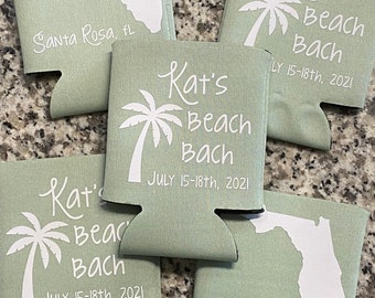 Personalized Can Coolers: Custom Wedding, Birthday Party Favors