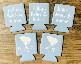 Personalized Can Coolers: Custom Drink Huggers, Party Favors