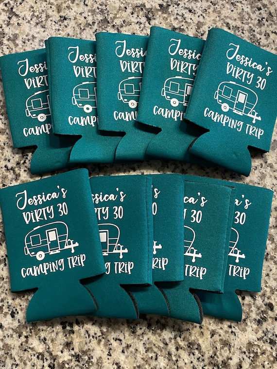 Personalized Birthday Party Can Coolers: Custom Favor, Vacation Gift