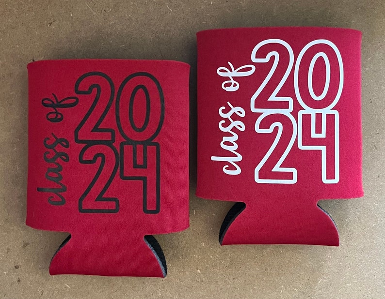 Class of 2024 Graduation Party // Can Cooler, Drink Holders // Graduation 2024 // Seniors 2024 // Graduation Celebration // Party Favor image 5