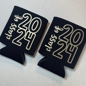 Class of 2024 Graduation Party // Can Cooler, Drink Holders // Graduation 2024 // Seniors 2024 // Graduation Celebration // Party Favor image 4