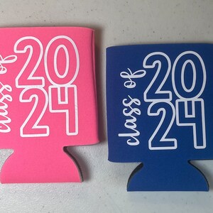 Class of 2024 Graduation Party // Can Cooler, Drink Holders // Graduation 2024 // Seniors 2024 // Graduation Celebration // Party Favor image 7