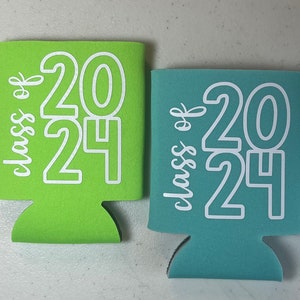 Class of 2024 Graduation Party // Can Cooler, Drink Holders // Graduation 2024 // Seniors 2024 // Graduation Celebration // Party Favor image 6