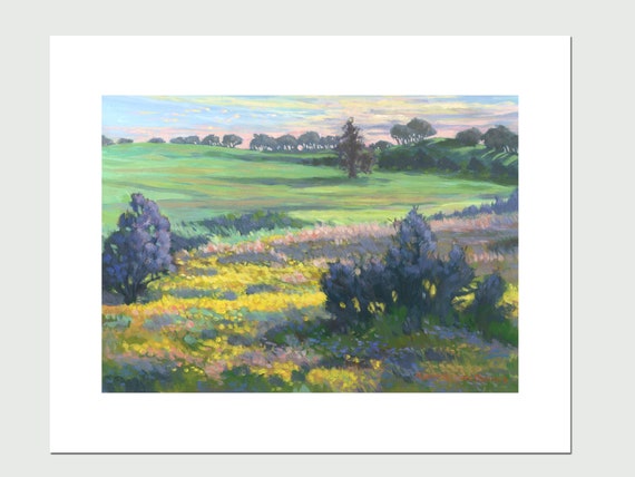 California by Rhett Regina Owings Sonora PRINT Country Drive from original oil painting signed