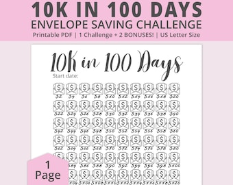 10K in 100 Days Envelope Challenge