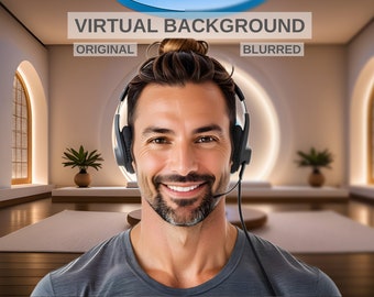 Luxury Zen Virtual Zoom Background #8