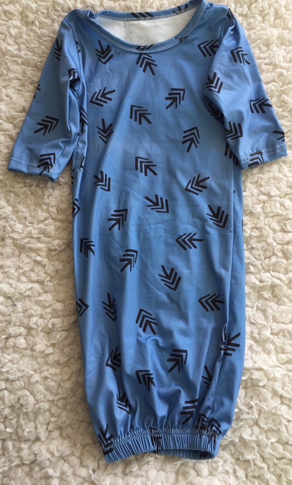 baby silk gown