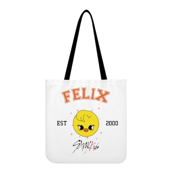 Stray Kidsスキズ ポガリ フィリックス トートバッグ K-pop Gift for Fans - Felix Tote Bag Bbokkari Bag - Etsy