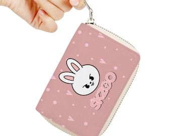 K-Pop gift for fans - Leebit - Lee Know Zipper Card Holder