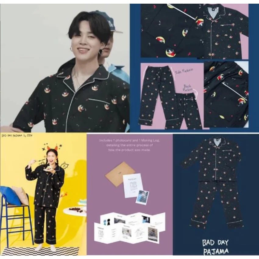 BTS Pyjamas Set Long Sleeve - Etsy