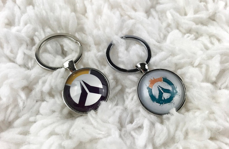 Overwatch Keychain Overwatch Logo OW Key Ring
