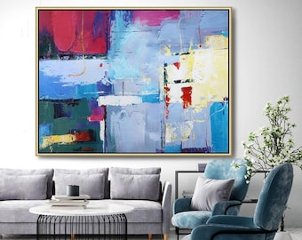 Large Original Abstract Painting, Modern Abstract Canvas Wall Art, Hand Painted Abstract Artwork, Extra Large Textured Abstract Painting