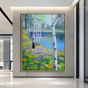 Grande pittura astratta originale, moderna arte murale in tela astratta, opere d&#39;arte astratta dipinte a mano, pittura astratta strutturata extra large