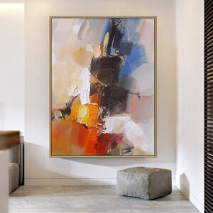 Pittura extra large, Pittura astratta, Dipinti su tela dipinta a mano, Pittura strutturata, Pittura originale, Grande arte astratta moderna