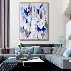 Abstrakt målning, Originalmålning, Handmålade kanvmålningar, Texturerad målning, Extra stor målning, Stor modern abstrakt konst