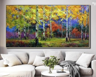 Extra Large Painting, Hand Painted Canvas Paintings, Textured Painting, Large Modern Landscape Painting Art, Original Painting