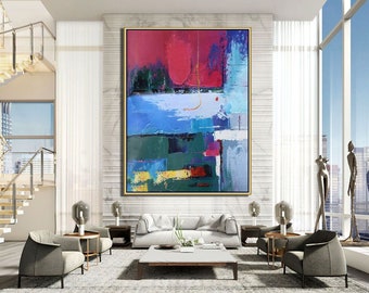 Large Original Abstract Painting, Modern Abstract Canvas Wall Art, Hand Painted Abstract Artwork, Extra Large Textured Abstract Painting