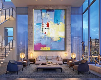 Large Original Abstract Painting, Modern Abstract Canvas Wall Art, Hand Painted Abstract Artwork, Extra Large Textured Abstract Painting