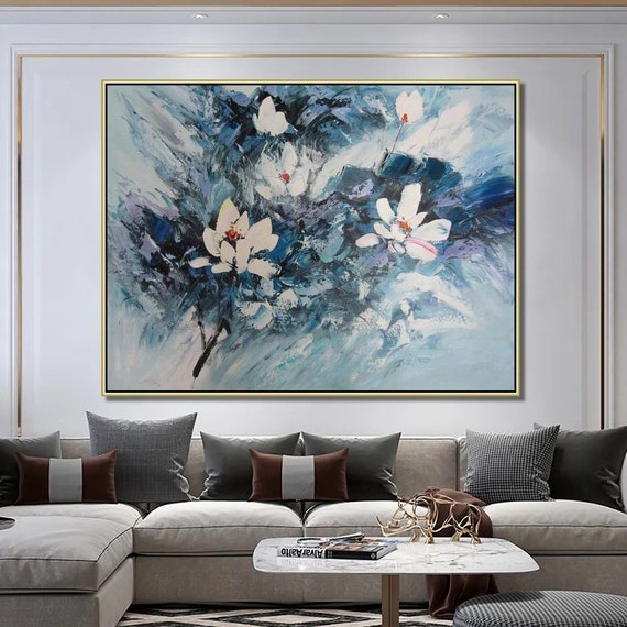特大の絵画、手描きのキャンバス絵画、現代の抽象芸術、抽象絵画