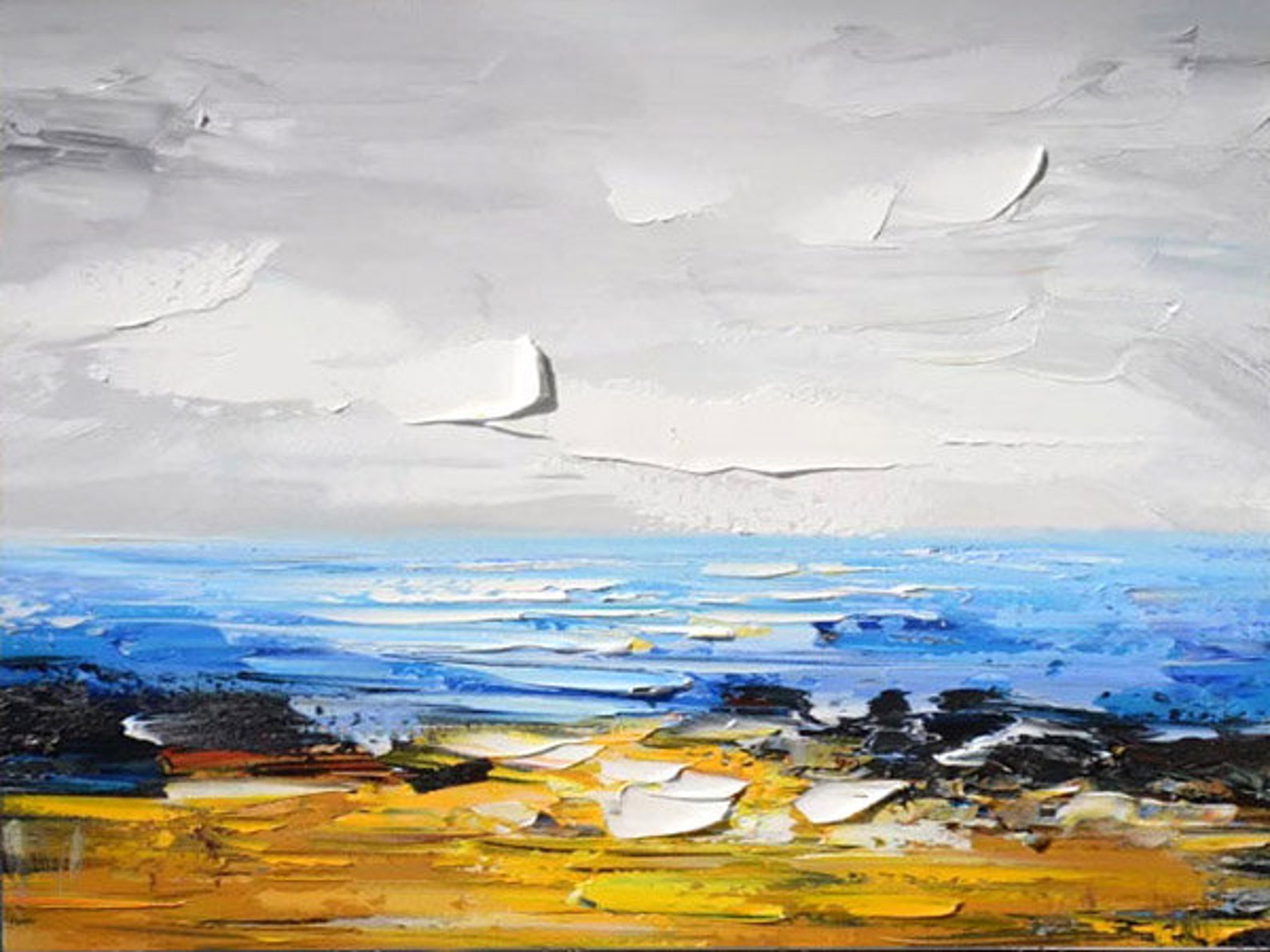 Abstract Painting Hand Painted Canvas Paintings Textured Etsy