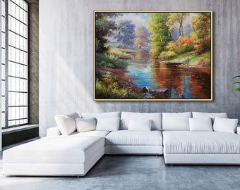 Large Original Abstract Painting, Modern Abstract Canvas Wall Art, Hand Painted Abstract Artwork, Extra Large Textured Abstract Painting