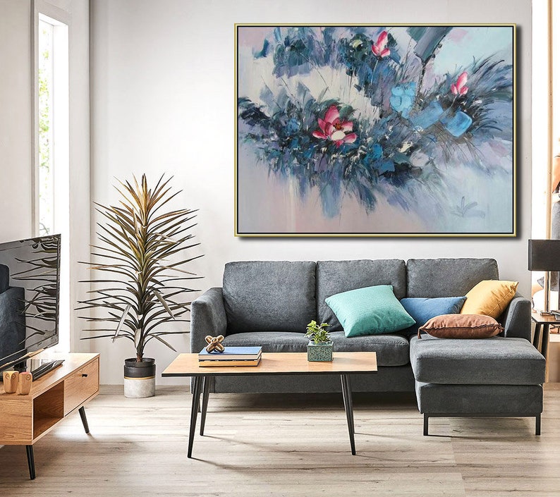 Extra Large Painting Hand Painted Canvas Paintings Modern Etsy
