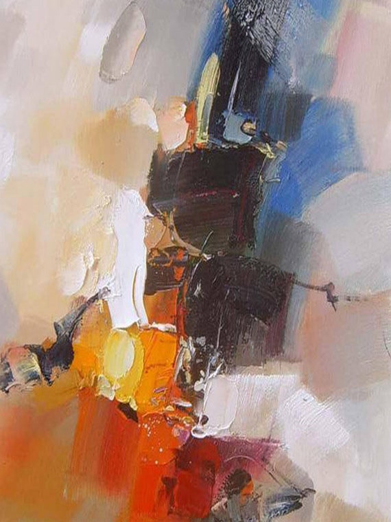 絵画 ART 抽象画 手描き 現代アート メンズ 作品 数字5 モノクロ