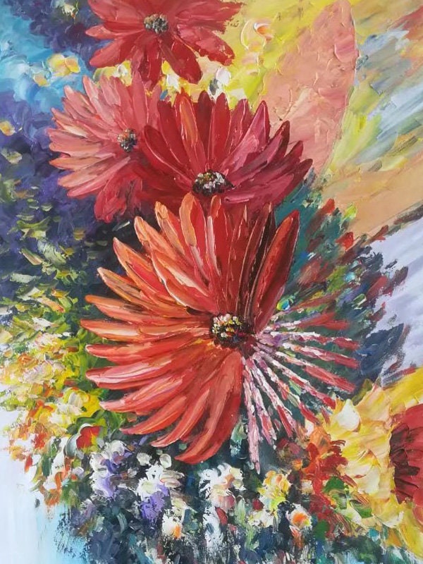 Extra Large Painting Hand Painted Canvas Paintings Textured Etsy