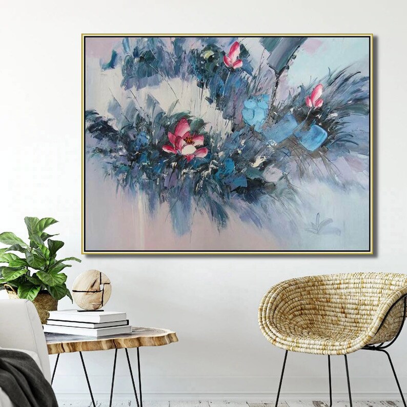 Extra Large Painting Hand Painted Canvas Paintings Modern Etsy