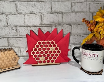 Bumble Bee napkin holder Rustic French Country Unique Gift