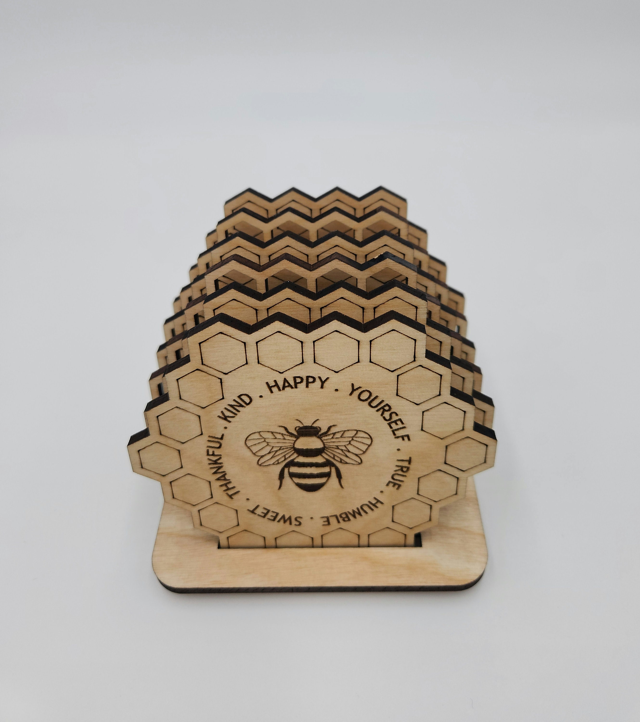 6 Piece Coaster Set Bumble Bee Design, Drink Coaster, French Country ...
