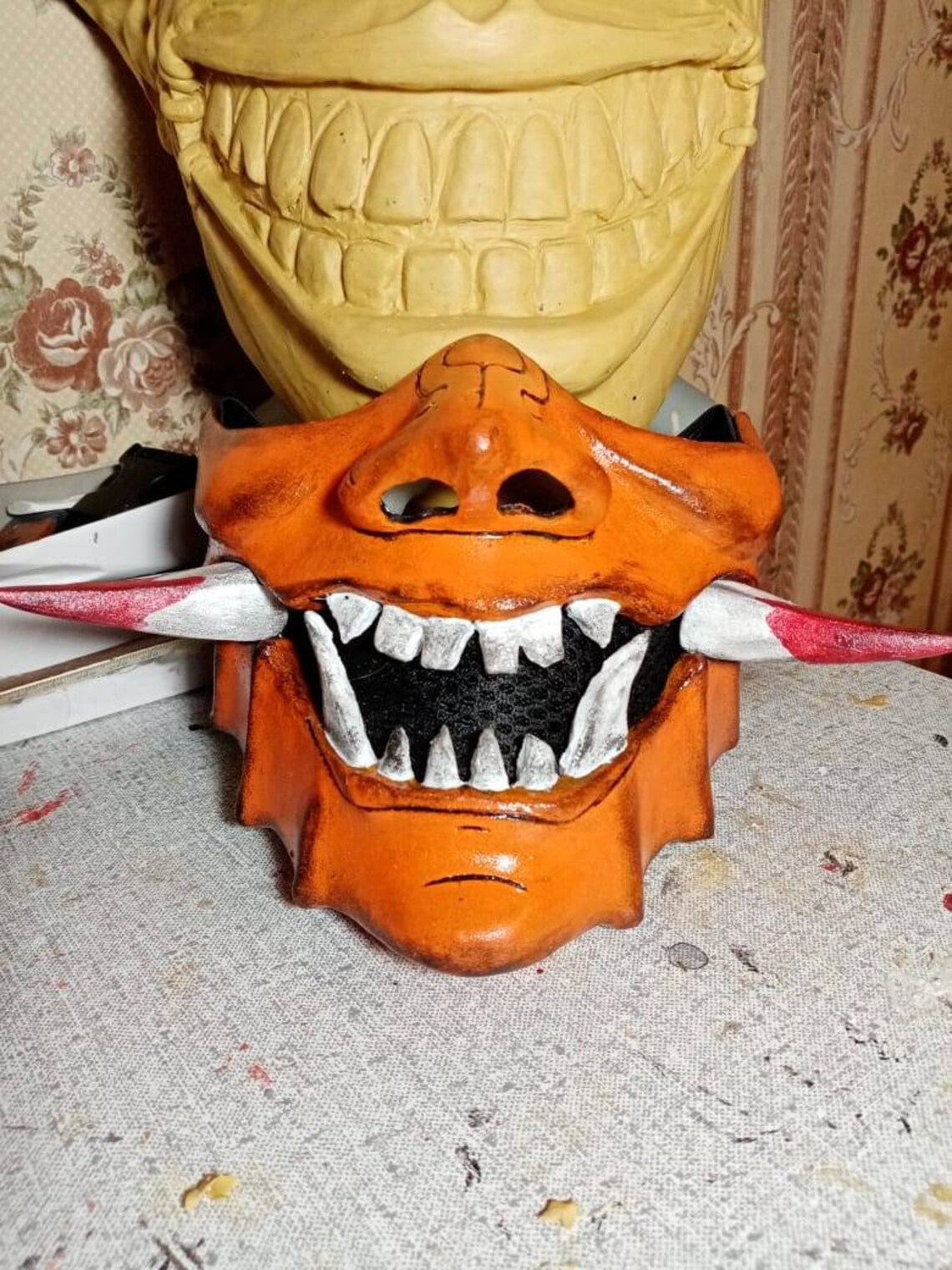 Ghost of Tsushima mask Cosplay mask Halloween Etsy