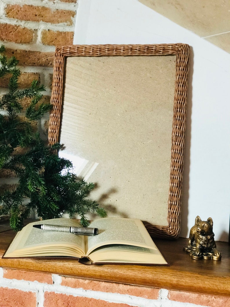 A3 Picture Frames Wicker Photo Frame A3 High Quality Etsy