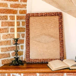 A3 Picture Frames , Wicker Photo Frame  A3  - High Quality Wicker Frames, Ecological Artificial Rattan Wicker Picture Frame, Custom frame