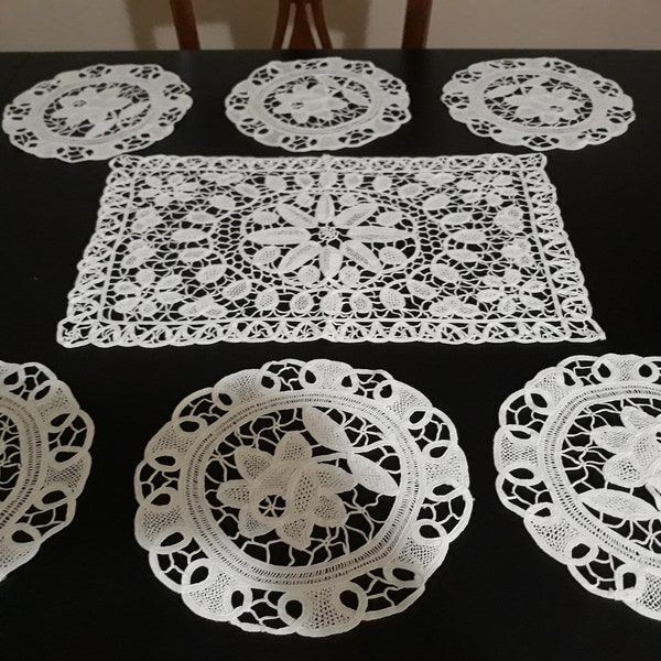 Italian Lace Doily Etsy