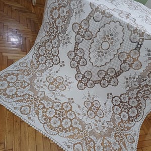 Quaker lace tablecloth - Etsy 日本