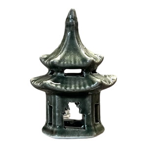 Ceramic pavilion | Temple Aquarium ornament | Aquarium Pagoda Decor | Fish Tank Pavilion Decor|/