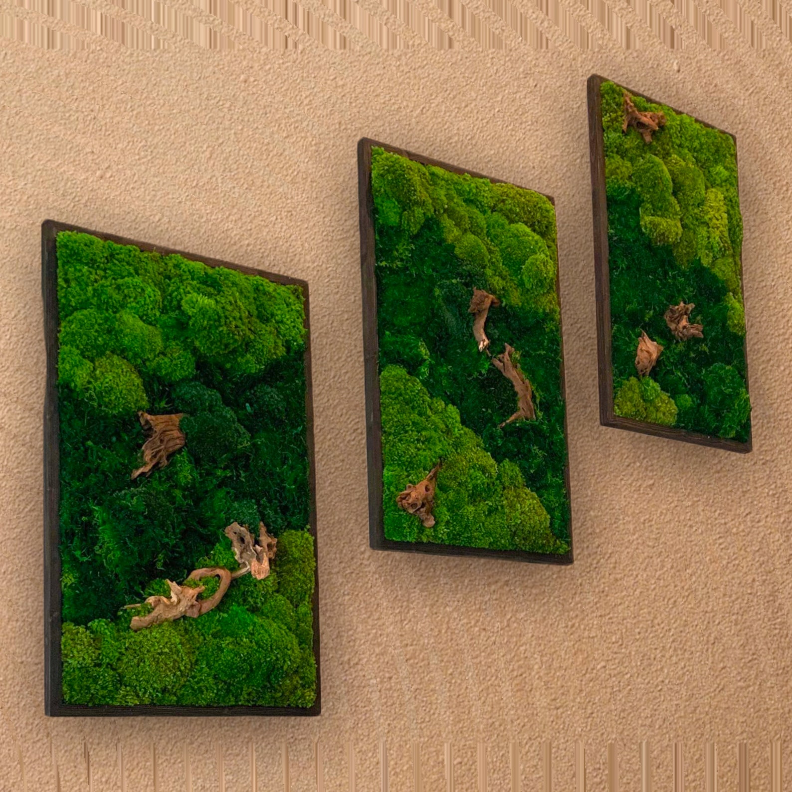 Moss Wall Frames Frames for Wall Art Vertical Moss Wall Etsy