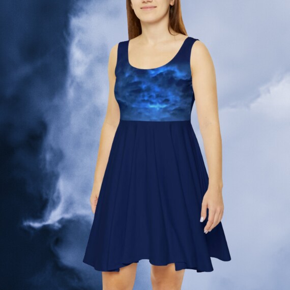 Midnight Sun Design Women's Skater Dress - Etsy
