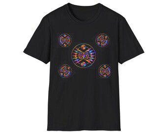 Crop Circle Inspired | Prism Mandala | Psychedelic Kaleidoscope T-Shirt