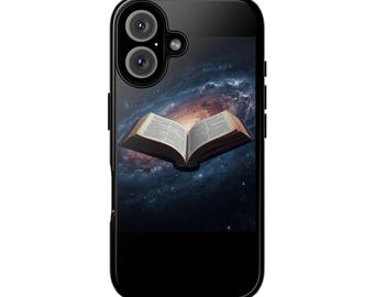 Bible in Space Phone Case — Spiritual Galaxy iPhone Cover| Everyday Minitry