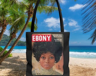 Diana Ross Ebony Magazine Cover Tote Bag – Vintage Glamour Style