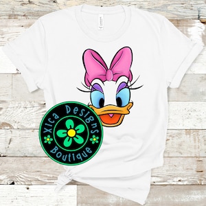 Daisy Duck Face Shirt - Mickey and Friends Costume Tee