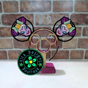 3D Printed Ursula Mickey Ears - Villain Mouse Ears Headband