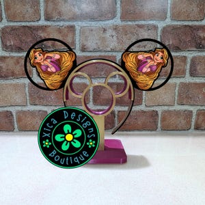 3D Printed Rapunzel Mickey Ears - Tangled Princess Headband